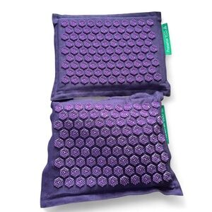 PRANATMAT ACUPUNCTURE MAT MINI AND PILLOW LAVENDAR NWOT